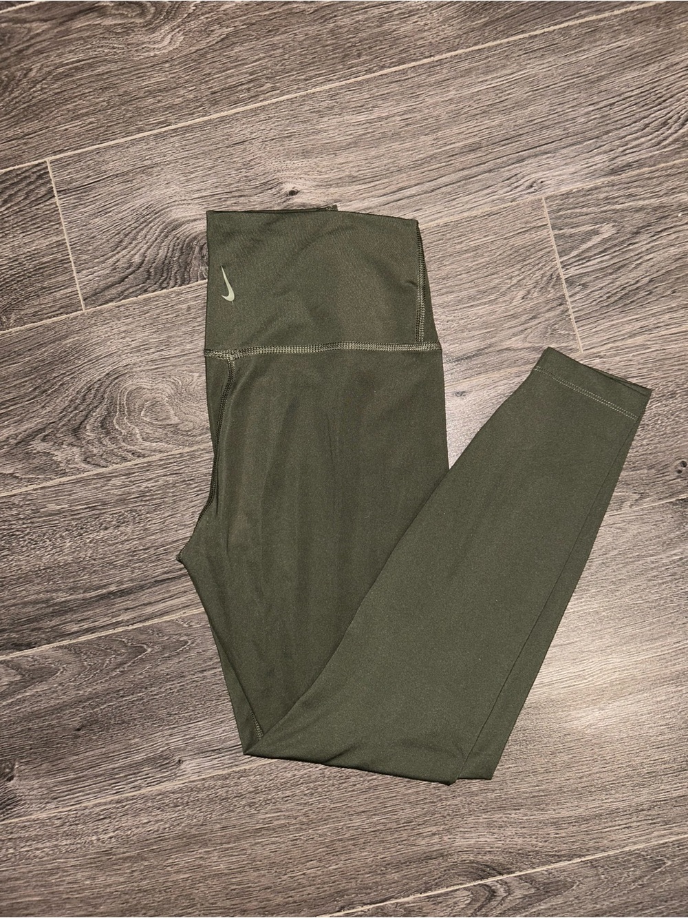 Nike Olive Green Athletic Leggings